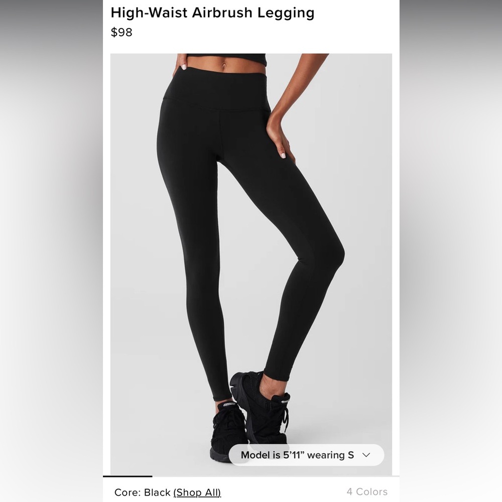 Alo High Rise Airbrush Leggings